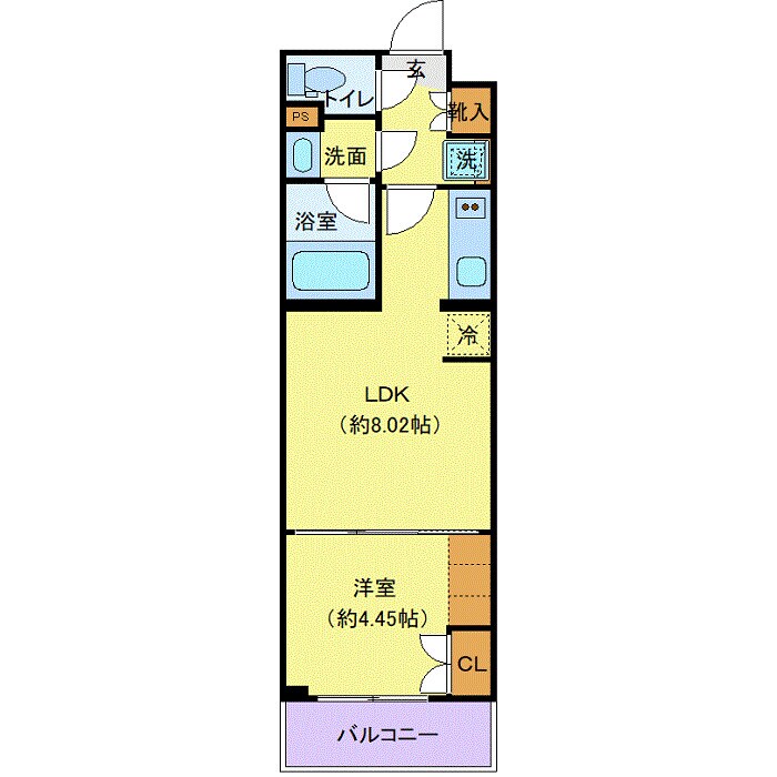 オープンブルーム渋谷本町の物件間取画像