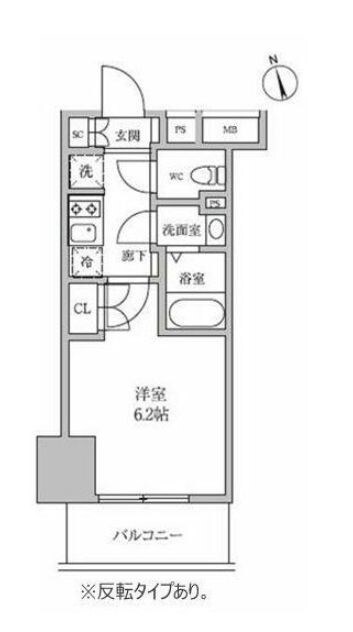 京急蒲田駅 徒歩5分 2階の物件間取画像