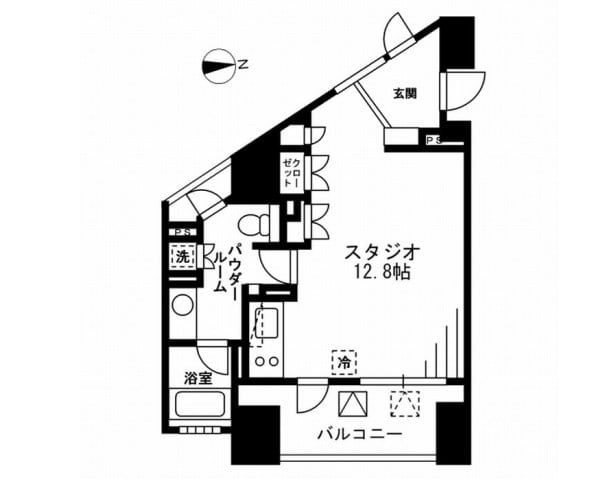 プライムアーバン四谷外苑東の物件間取画像