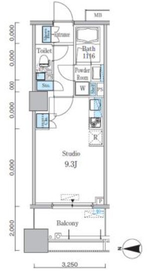 パークキューブ亀戸の物件間取画像