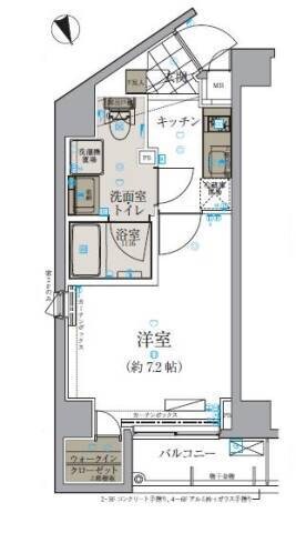 水道橋駅 徒歩5分 5階の物件間取画像