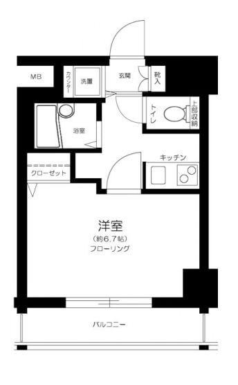 月島駅 徒歩2分 8階の物件間取画像