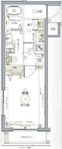 クレヴィスタ練馬武蔵関の物件間取画像