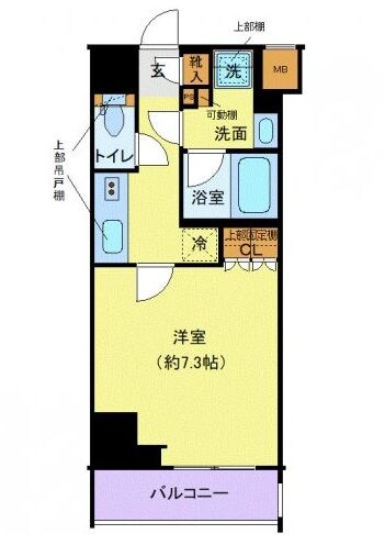 クレヴィスタ亀戸Ⅲの物件間取画像