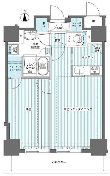 初台駅 徒歩5分 12階の物件間取画像