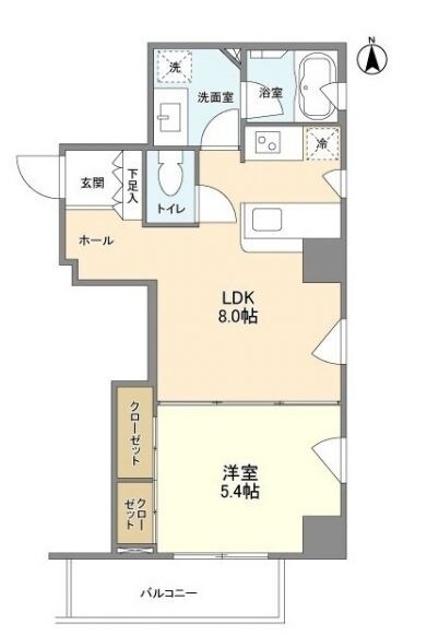 田町駅 徒歩5分 7階の物件間取画像