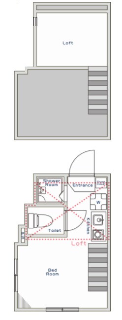 Blue Reef2号館の物件間取画像