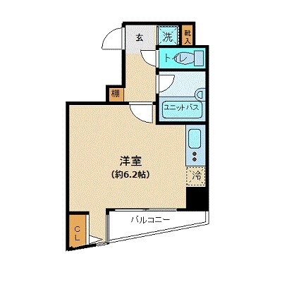 スカイコート新宿曙橋第2の物件間取画像