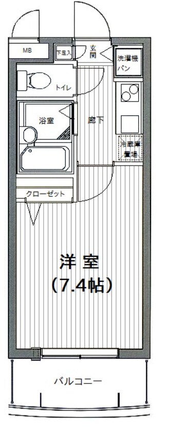 田町駅 徒歩9分 11階の物件間取画像