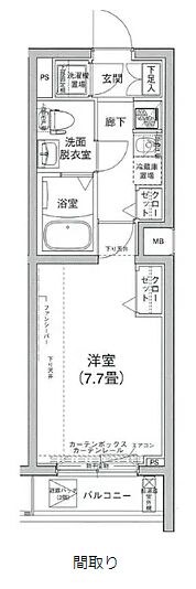 アイル新宿の物件間取画像