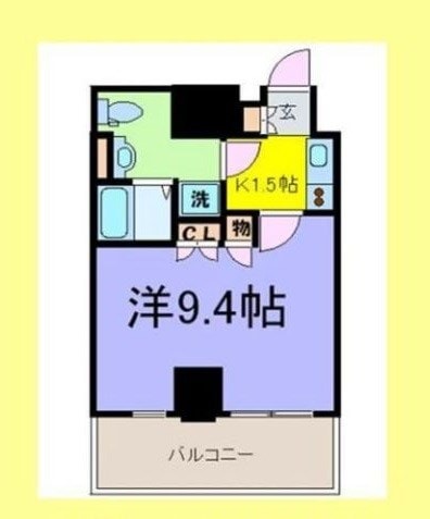 プラーズタワー東新宿の物件間取画像