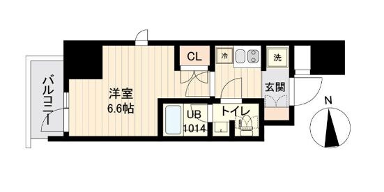 田町駅 徒歩5分 13階の物件間取画像