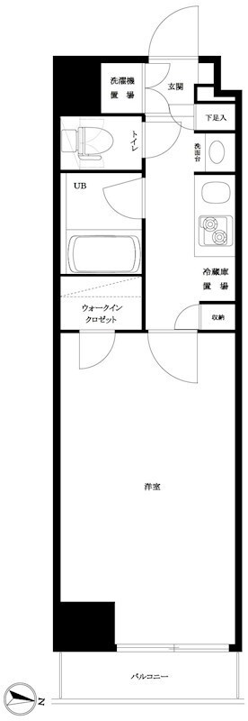 ルーブル中野坂上伍番館の物件間取画像