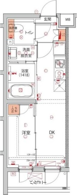 ハーモニーレジデンス中野本町パークサイドの物件間取画像