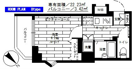 ステージファースト神楽坂の物件間取画像