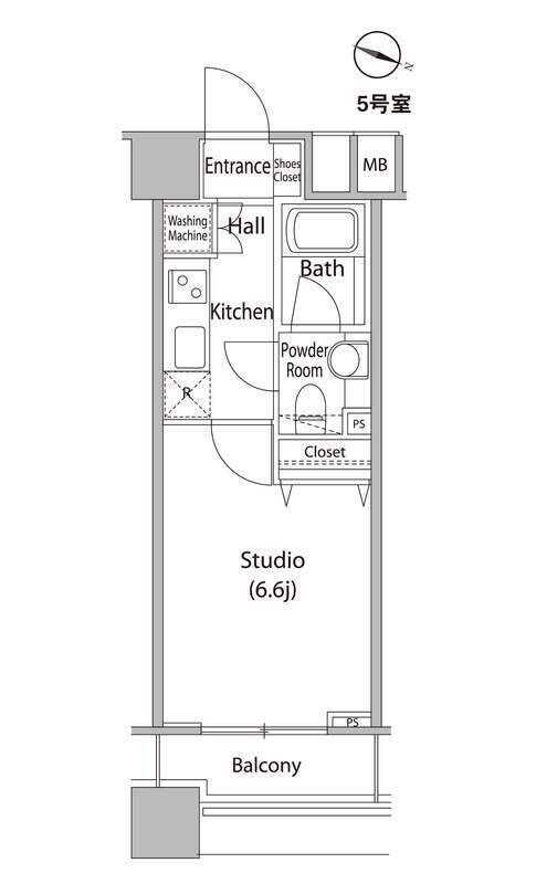 ファーストリアルタワー新宿の物件間取画像