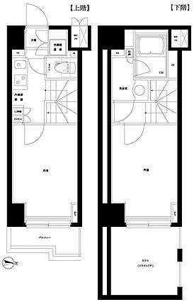 中野新橋駅 徒歩4分 1階の物件間取画像