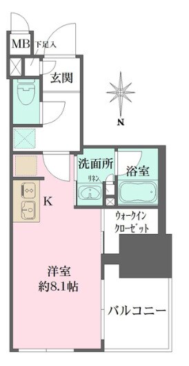 稲荷町駅 徒歩5分 3階の物件間取画像