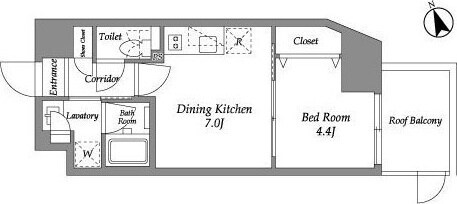 ＥＮｅｔｉａｌ代官山の物件間取画像