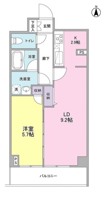 西大井駅 徒歩9分 2階の物件間取画像