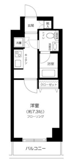 六本木駅 徒歩5分 7階の物件間取画像