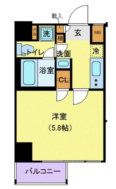 プレセダンヒルズ八王子の物件間取画像