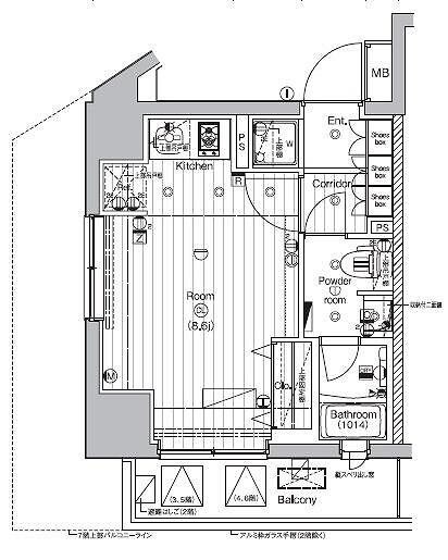 PREMIUM　CUBE　代々木上原の物件間取画像