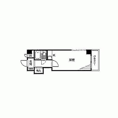 シルキーハイツ九段南2号館の物件間取画像