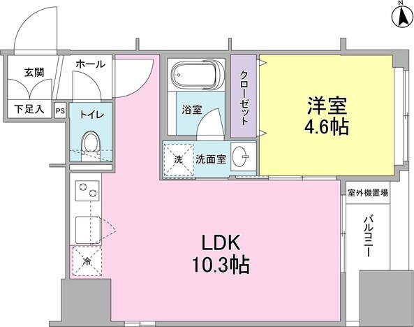 リバーレ東新宿の物件間取画像