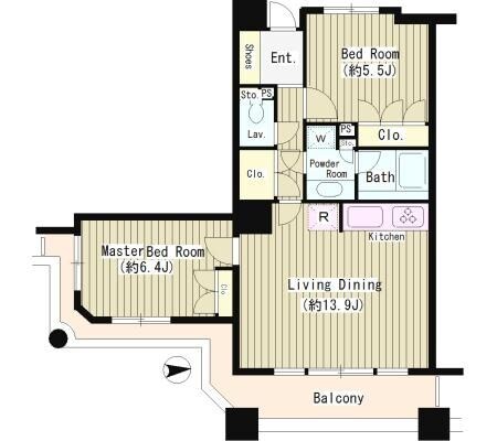 石神井公園ピアレス・ザ・タワーの物件間取画像