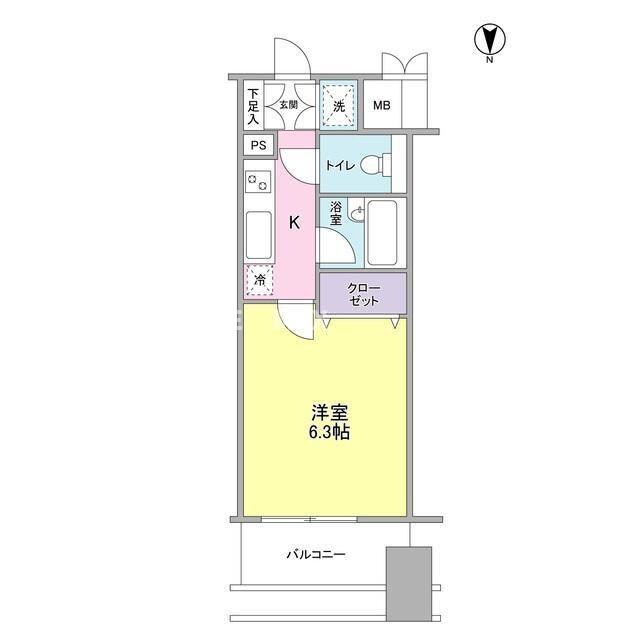 恵比寿駅 徒歩9分 3階の物件間取画像