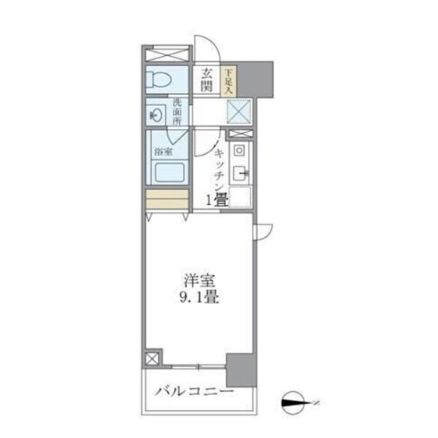 マイプレジール広尾の物件間取画像