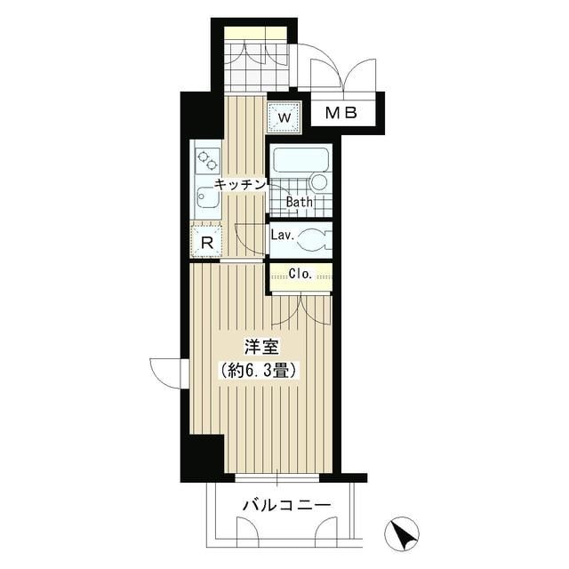 渋谷駅 徒歩3分 3階の物件間取画像