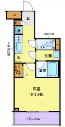 クレヴィスタ三軒茶屋の物件間取画像