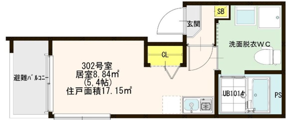 ハーモニーテラス高島平の物件間取画像