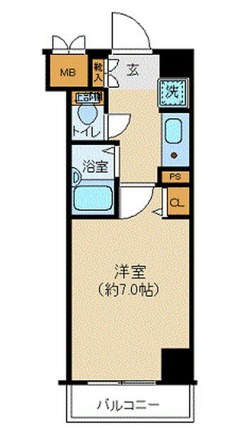 菱和パレス三田慶大前の物件間取画像