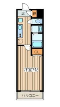 エスパシオ柏木の物件間取画像