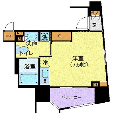 メイクスデザイン南青山の物件間取画像