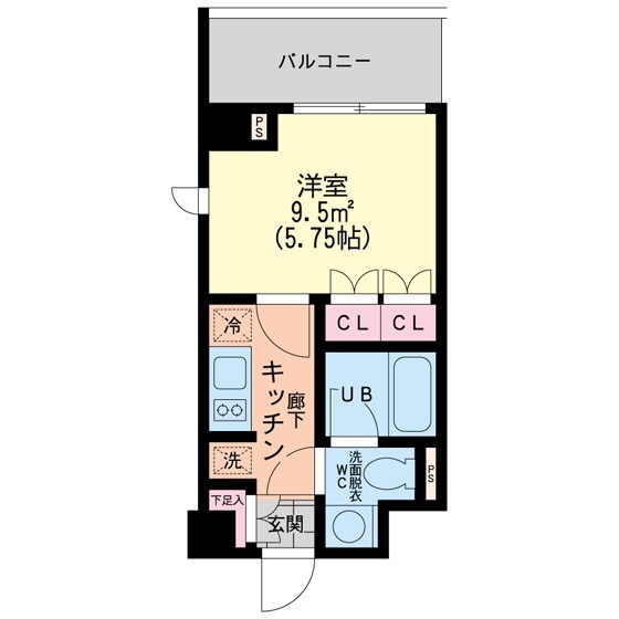 エスティメゾン新中野の物件間取画像