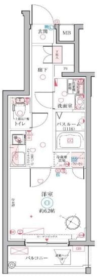 クレヴィスタ大塚の物件間取画像