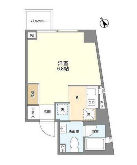 代々木駅 徒歩5分 2階の物件間取画像