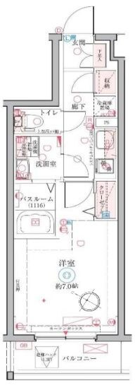 クレヴィスタ大塚の物件間取画像