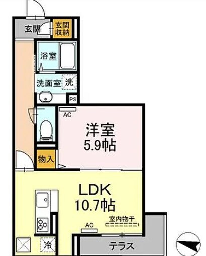 エクセリア上鷺宮Ⅱの物件間取画像