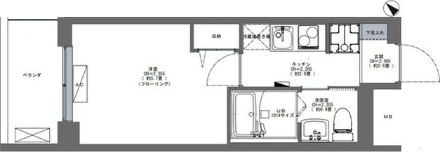 コンフォリア早稲田ＤＥＵＸの物件間取画像