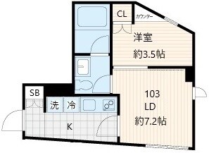 Fullea上落合の物件間取画像