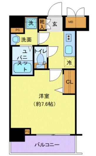 プレサンス新宿中落合メーディオの物件間取画像