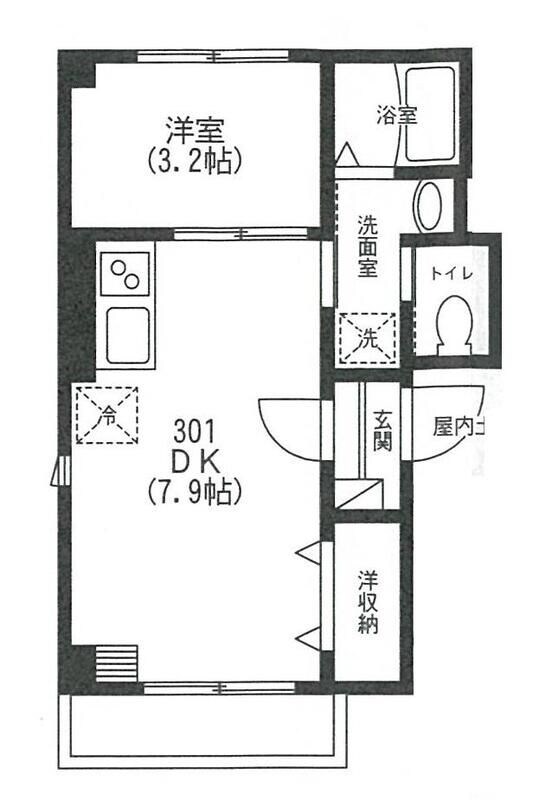 セントリバー千寿の物件間取画像