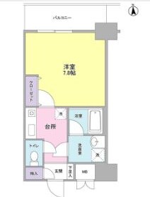 品川駅 徒歩14分 6階の物件間取画像