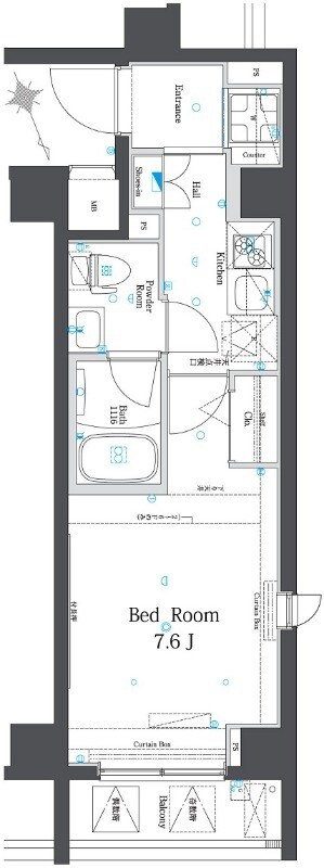 地下鉄赤塚駅 徒歩2分 4階の物件間取画像