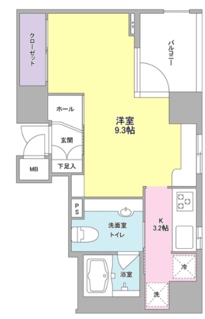 ベラカーサ秋葉原の物件間取画像